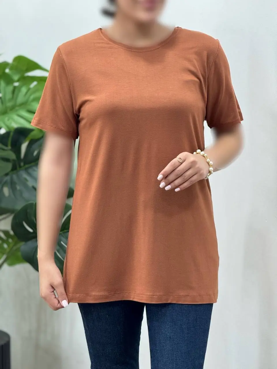 تیشرت زنانه بیسیک آلو